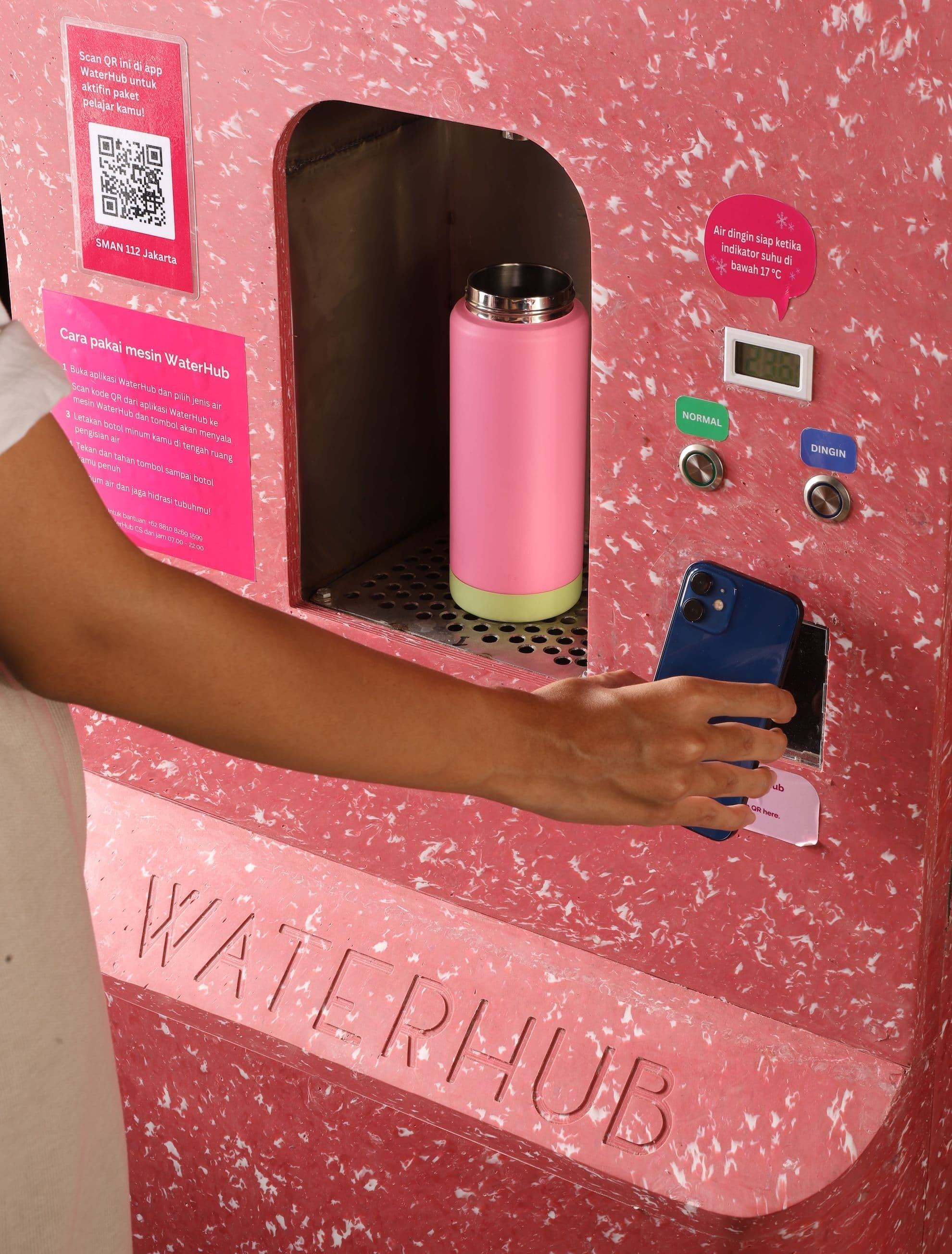 Innovative IoT-enabled water refill stations represent the future of accessible and eco-friendly hydration. | WaterHub - Quota-based Water Refill Stations in Indonesia